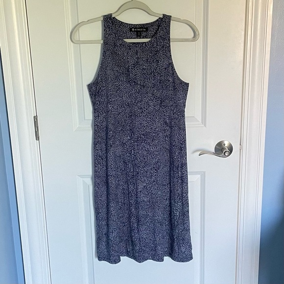 Athleta Santorini Thera Print Sleeveless Athleisure Mini Dress - 47067 - Picture 5 of 12